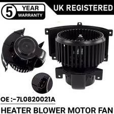 HEATER BLOWER MOTOR FAN FOR AUDI Q7 06-15 VW TOUAREG AMAROK 02-20 RHD 7L0820021A