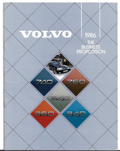 Volvo range 1985 1986 - volvo, 1985-1986
