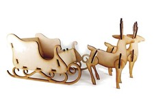 Wooden MDF Christmas Santa