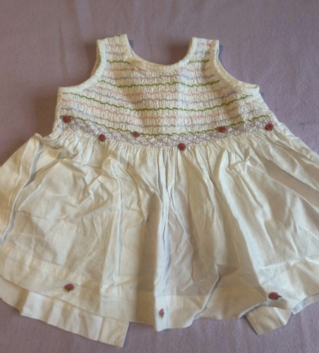 Tiny ted baby girls smocked - ted,