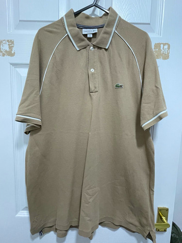 Lacoste men beige white - lacoste, xl