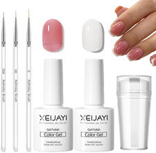 French Manicure Kit - 2PCS Gel