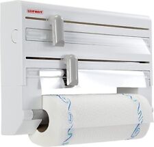 Leifheit Parat Kitchen Roll Dispenser, Wall-Mounted Film, Foil and Paper Holder