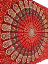 Mandala Indian cotton Bedroom wall hanging bed cover Tapestry Throw UK Seller