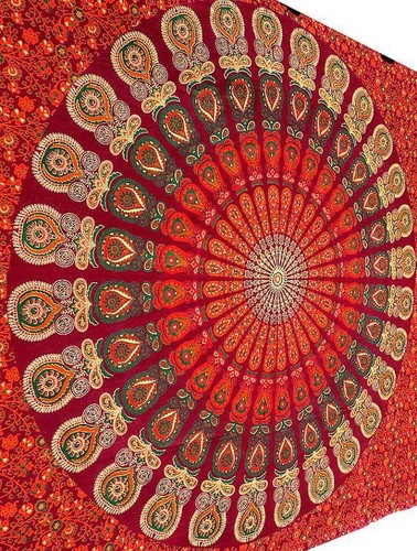 Mandala indian cotton bedroom - cotton,