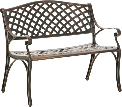 Garden bench metal seater - garden,