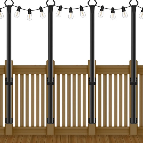 Pack string light poles 60 - 4,