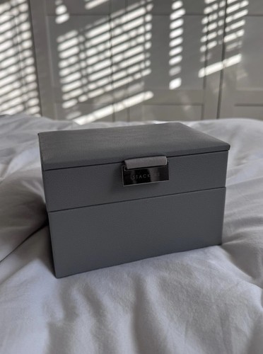 Stackers grey faux - stackers, leather