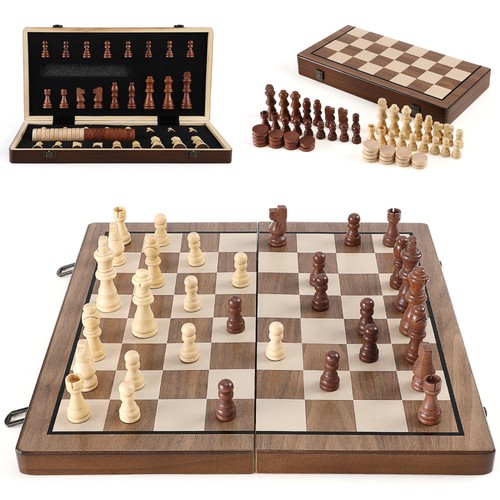 Large chess wooden set - large,