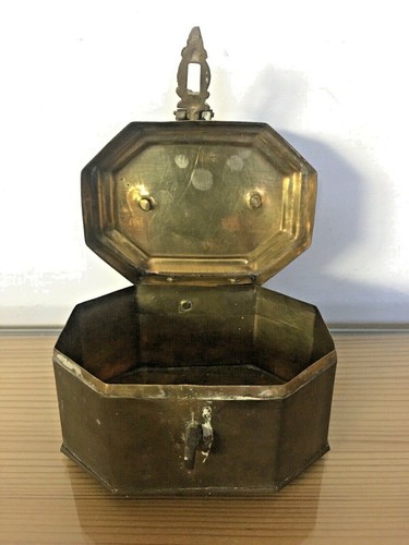 Vintage indian brass betel - vintage, nut