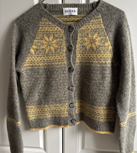 Brora cardigan 100 wool - cardigan, 100%