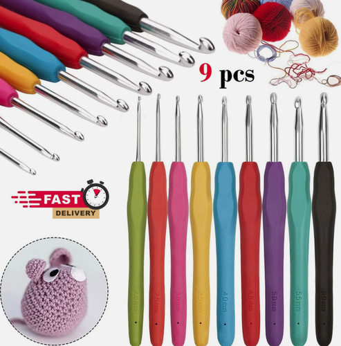 9pcs crochet hooks set - 9pcs,