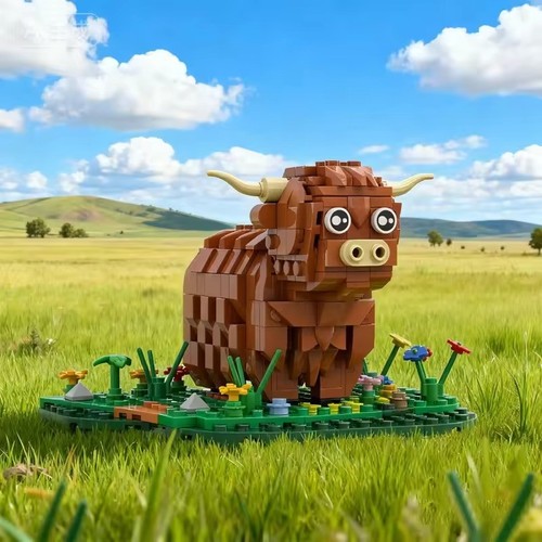 Highland cattle moc building - highland,