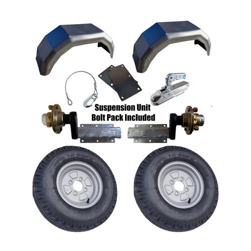 500kg trailer kit wheels - -,