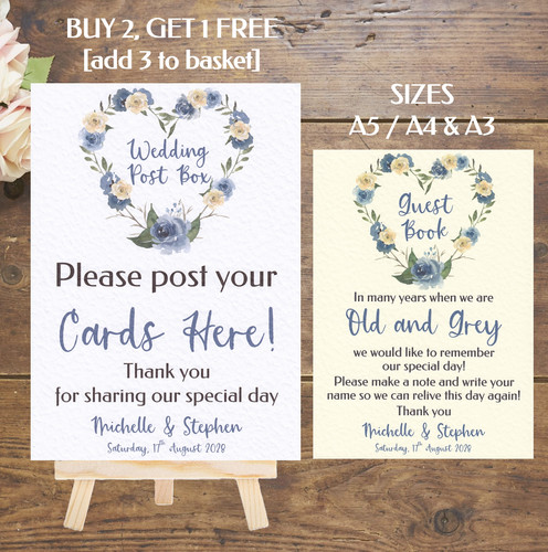 Personalised wedding post - personalised,
