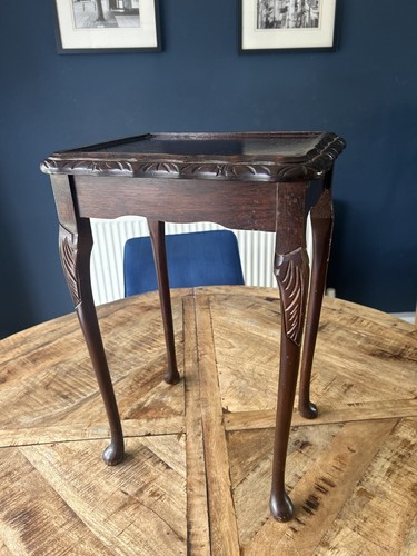 Vintage mahogany side table - vintage,