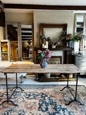Antique Trestle Table Cast