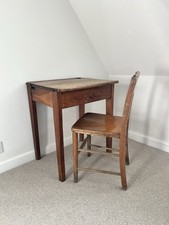 Solid Wood School Desk &
