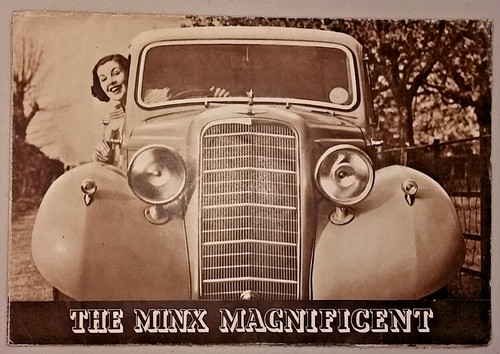 Hillman minx 1937 sales - hillman,
