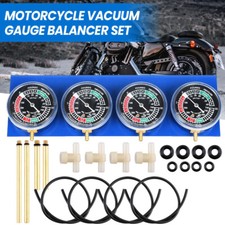 Motorcycle Carb Carburetor Vacuum Synchronizer Gauges Tool Balancer Gauge Kit UK