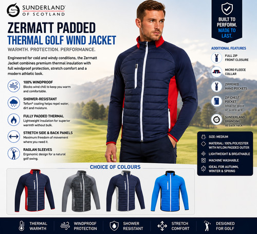 Sunderland zermatt padded - padded, full