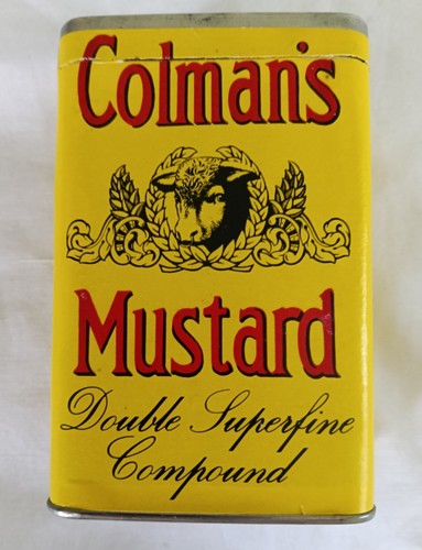 Colmans mustard metal - colmans,