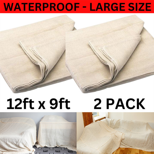 Cotton dust sheets - dust, 2x