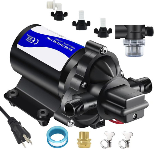110v demand water pump 50 - on,