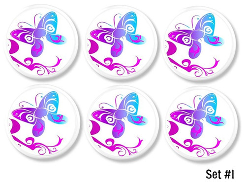 Butterfly cabinet knobs - butterfly,