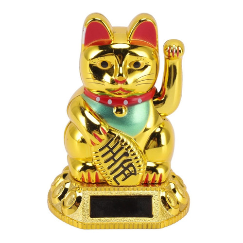 Chinese lucky waving gold cat - chinese,