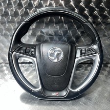 2014 VAUXHALL ASTRA J VXR 2.0 LEATHER STEERING WHEEL COMPLETE  