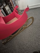 Large Wooden Sleigh Christmas