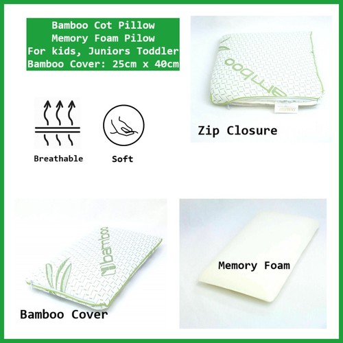 Bamboo memory foam cot - memory,