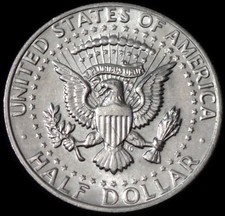 US Kennedy Half Dollar 1972