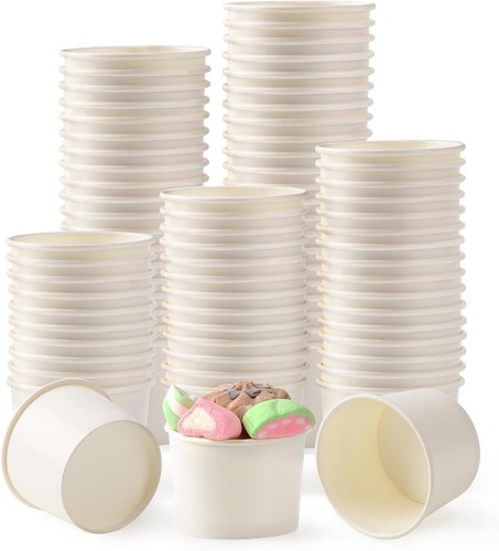 Disposable paper ice cream - disposable,