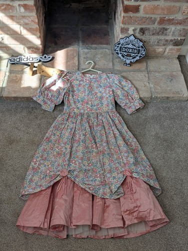 Vintage 1980s floral evening - vintage,