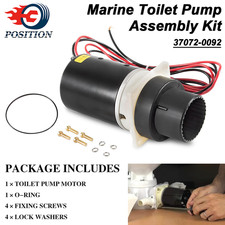 Replace 37072-0092 Motor Pump 12V Quiet Flush & Designer Series Electric Toilets