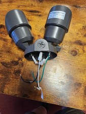 1 Sets Lithonia Lighting Twin Head Floodlight 200W Quartz Halogen Security Light