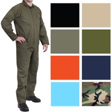 Flight Suit Work Coveralls Air Force Overalls Utility Jump Military Flightsuit