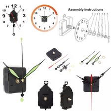 Classic Mute Pendulum Parts + Hands Repair Replacement Clock Movement Mechanism
