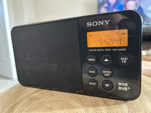 Sony xdr s40dbp portable - sony,
