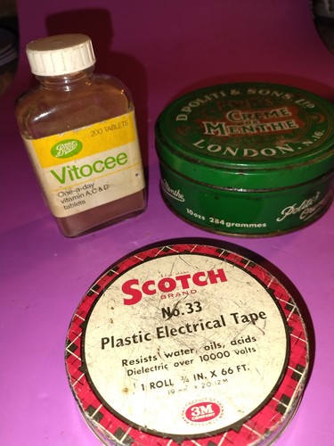 Vintage advertising tins - 3, x