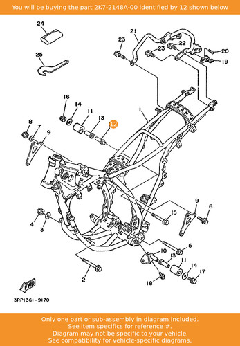 Yamaha shaft 2k7 2148a - shaft,, 2k7-2148a-00