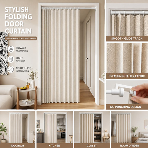 Pvc folding door oak effect - folding,