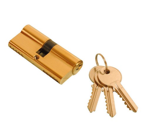 Brass euro cylinder locks - brass,