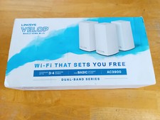 Linksys Velop White Whole Home Mesh WiFi System 3-Pack Router AC3900 New