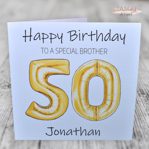 Personalised male birthday - male,