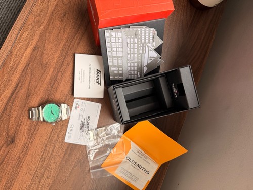 Tissot prx mint green - tissot, men's