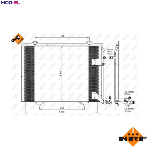 Condenser air conditioning - air,
