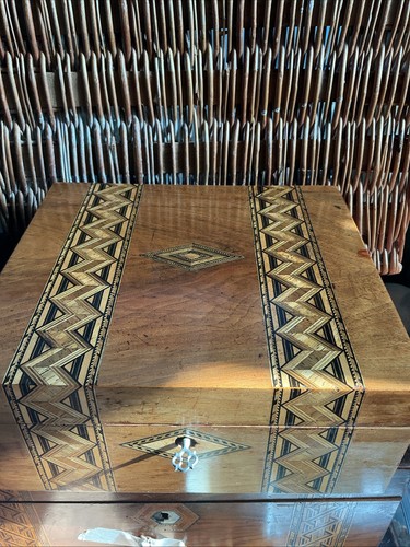 Antique inlaid marquetry - antique,
